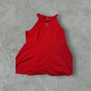 Elegant Red Women's Top